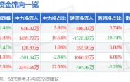 股票行情快报：岳阳林纸（600963）4月2日主力资金净买入646.32万元