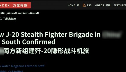 一支新的歼-20旅部署在海南岛,交付数量超美军2倍,彻底碾压F-35
