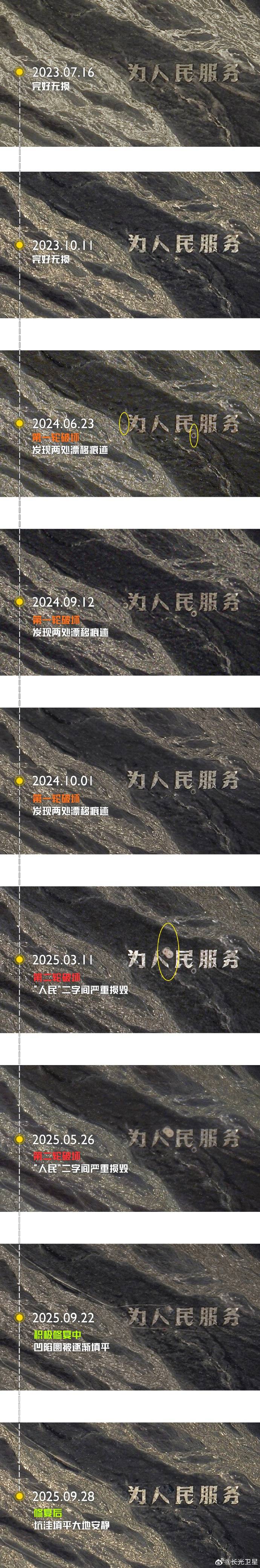 官方通报“为人民服务”航标被破坏案件:张某龙、李某被行政处罚